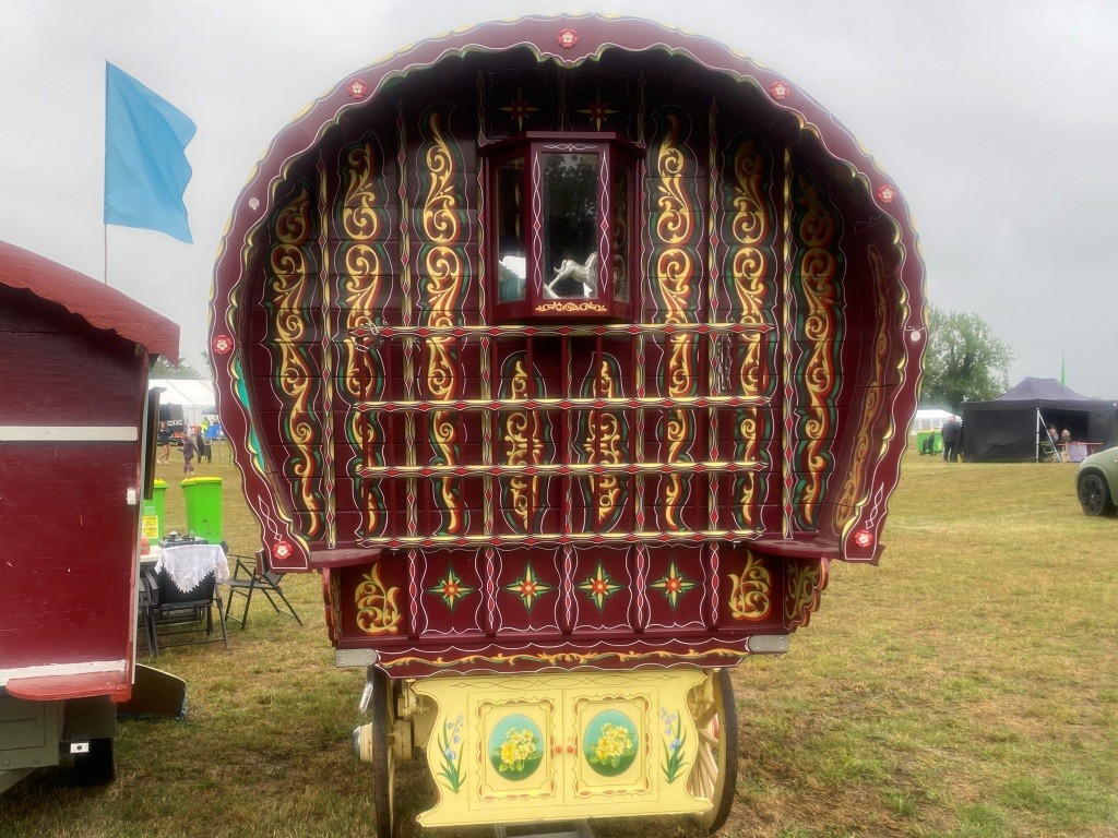 inside canvas wagon