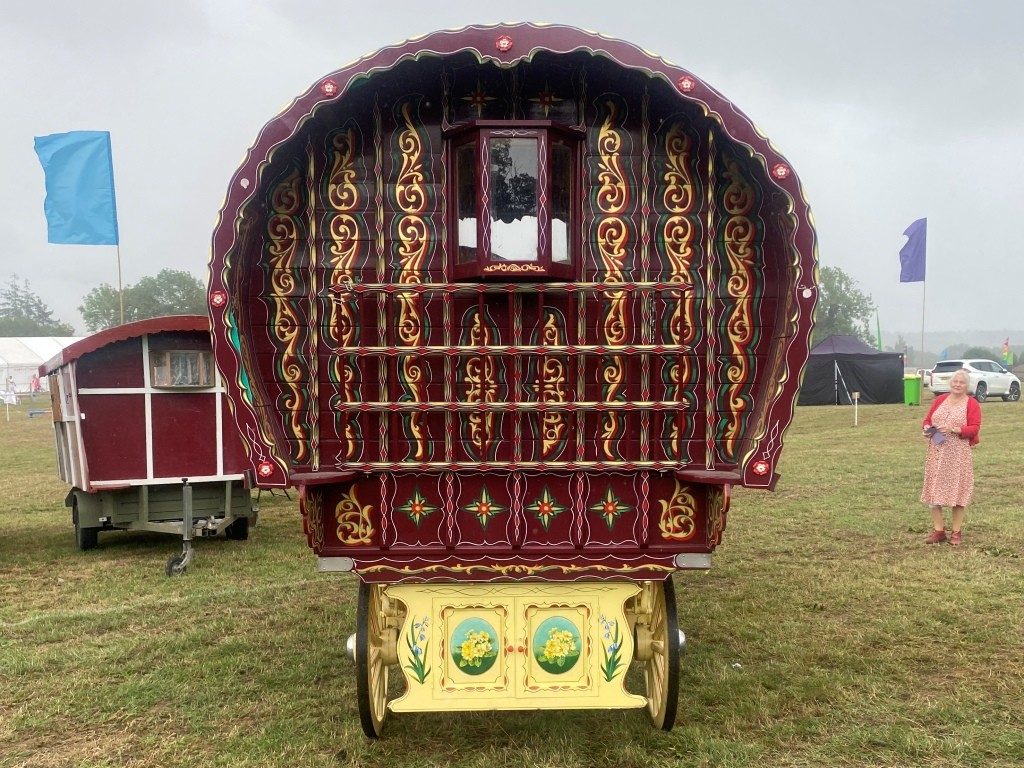 inside canvas wagon
