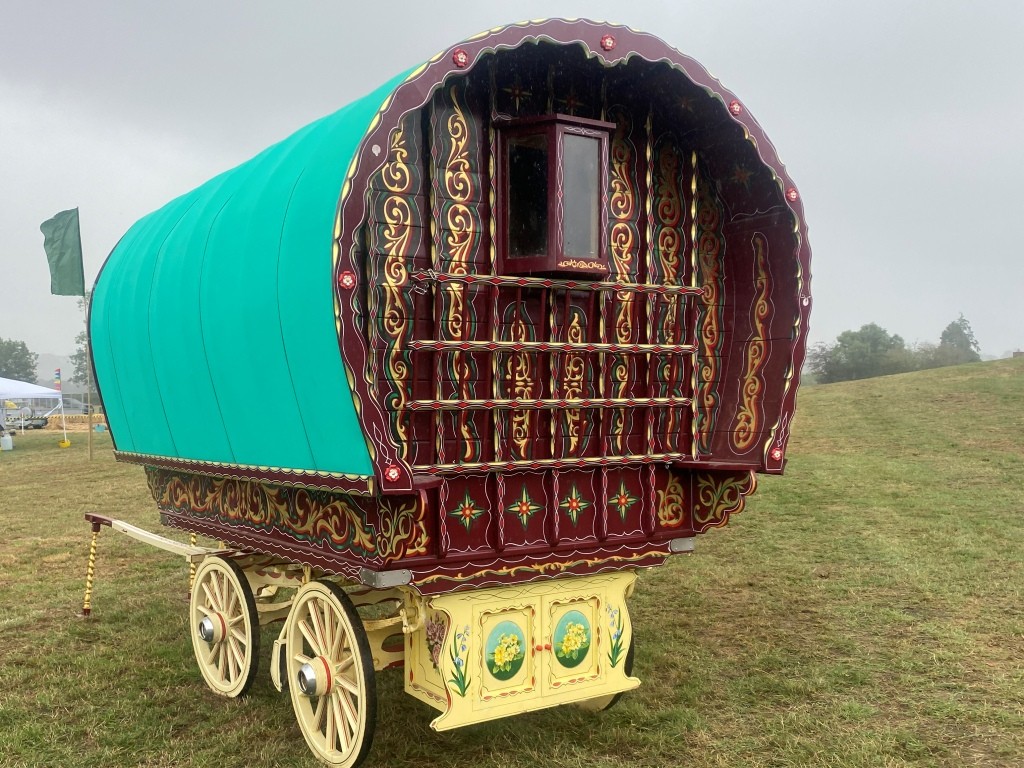inside canvas wagon